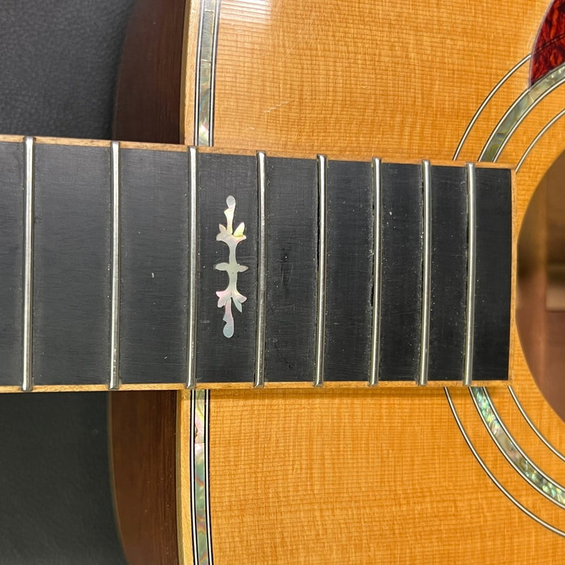 SOLD - James E Patterson Dreadnought Acoustic Guitar D - 41 Style 2001 Natural - Mahar's Vintage Guitars
