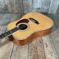 SOLD - James E Patterson Dreadnought Acoustic Guitar D - 41 Style 2001 Natural - Mahar's Vintage Guitars