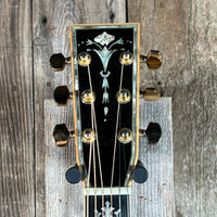 SOLD - James E Patterson Dreadnought Acoustic Guitar D - 41 Style 2001 Natural - Mahar's Vintage Guitars