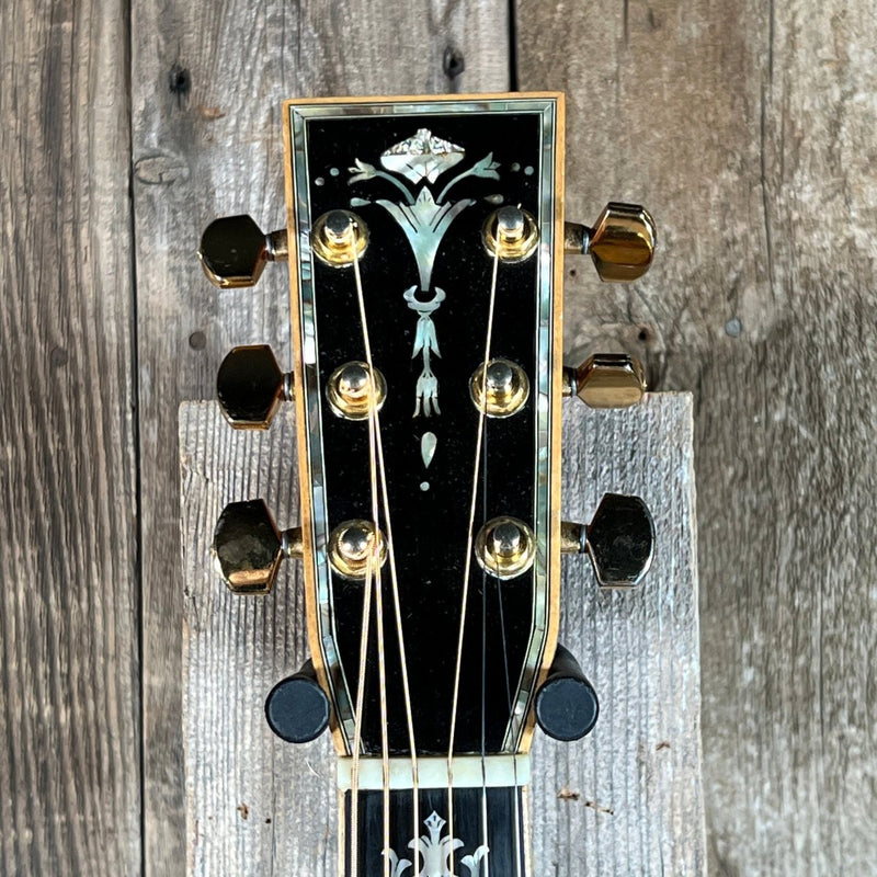 SOLD - James E Patterson Dreadnought Acoustic Guitar D - 41 Style 2001 Natural - Mahar's Vintage Guitars