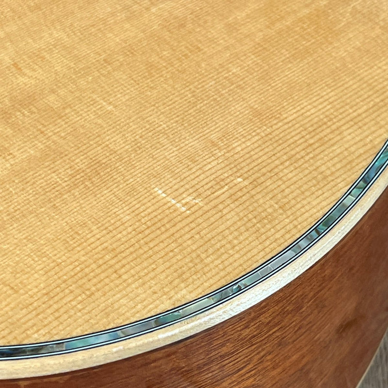 SOLD - James E Patterson Dreadnought Acoustic Guitar D - 41 Style 2001 Natural - Mahar's Vintage Guitars