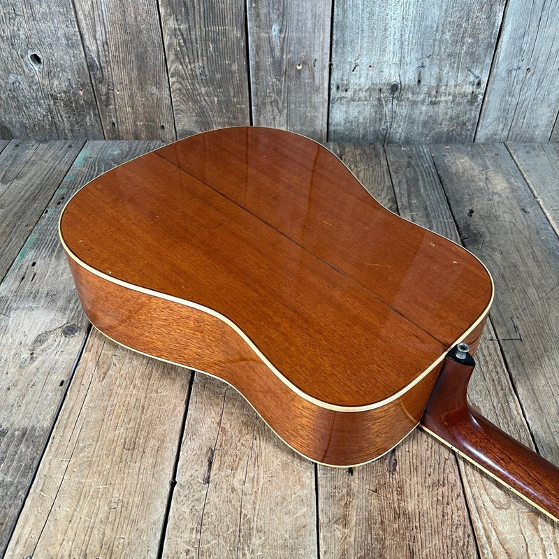 SOLD - James E Patterson Dreadnought Acoustic Guitar D - 41 Style 2001 Natural - Mahar's Vintage Guitars