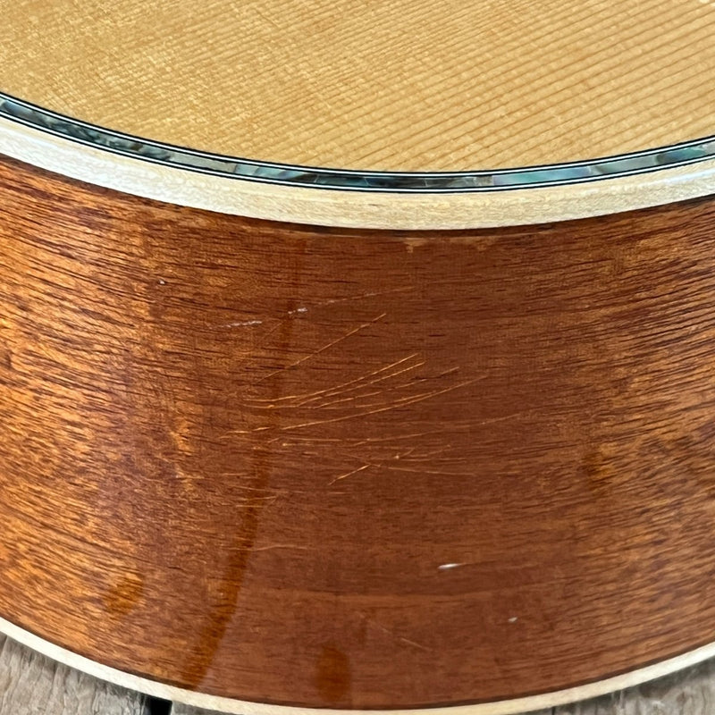 SOLD - James E Patterson Dreadnought Acoustic Guitar D - 41 Style 2001 Natural - Mahar's Vintage Guitars