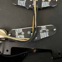 SOLD - Keith Holland Strat Style 2015 Black - Mahar's Vintage Guitars