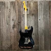 SOLD - Keith Holland Strat Style 2015 Black - Mahar's Vintage Guitars