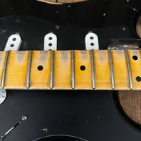 SOLD - Keith Holland Strat Style 2015 Black - Mahar's Vintage Guitars