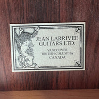 SOLD - Larrivee D - 09 Brazilian Vancouver Canada 1999 Natural - Mahar's Vintage Guitars