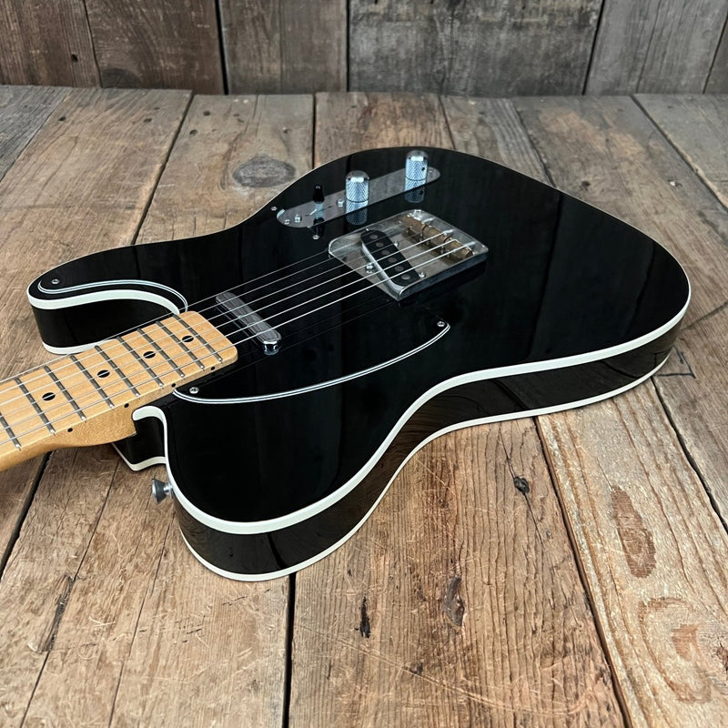 SOLD - Lentz Traditional T 2009 Black Telecaster Custom Black on Black - Mahar's Vintage Guitars