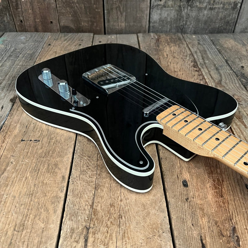 SOLD - Lentz Traditional T 2009 Black Telecaster Custom Black on Black - Mahar's Vintage Guitars
