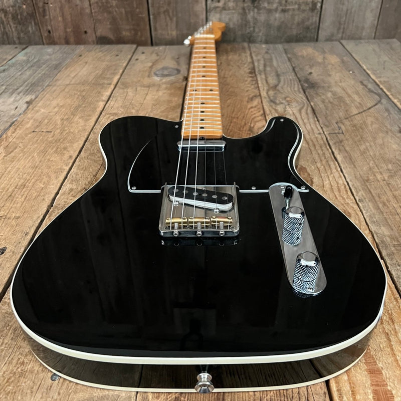 SOLD - Lentz Traditional T 2009 Black Telecaster Custom Black on Black - Mahar's Vintage Guitars