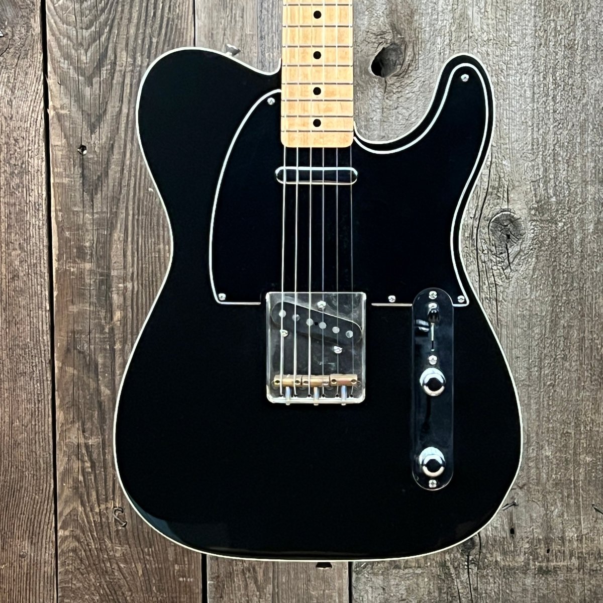 SOLD - Lentz Traditional T 2009 Black Telecaster Custom Black on Black - Mahar's Vintage Guitars