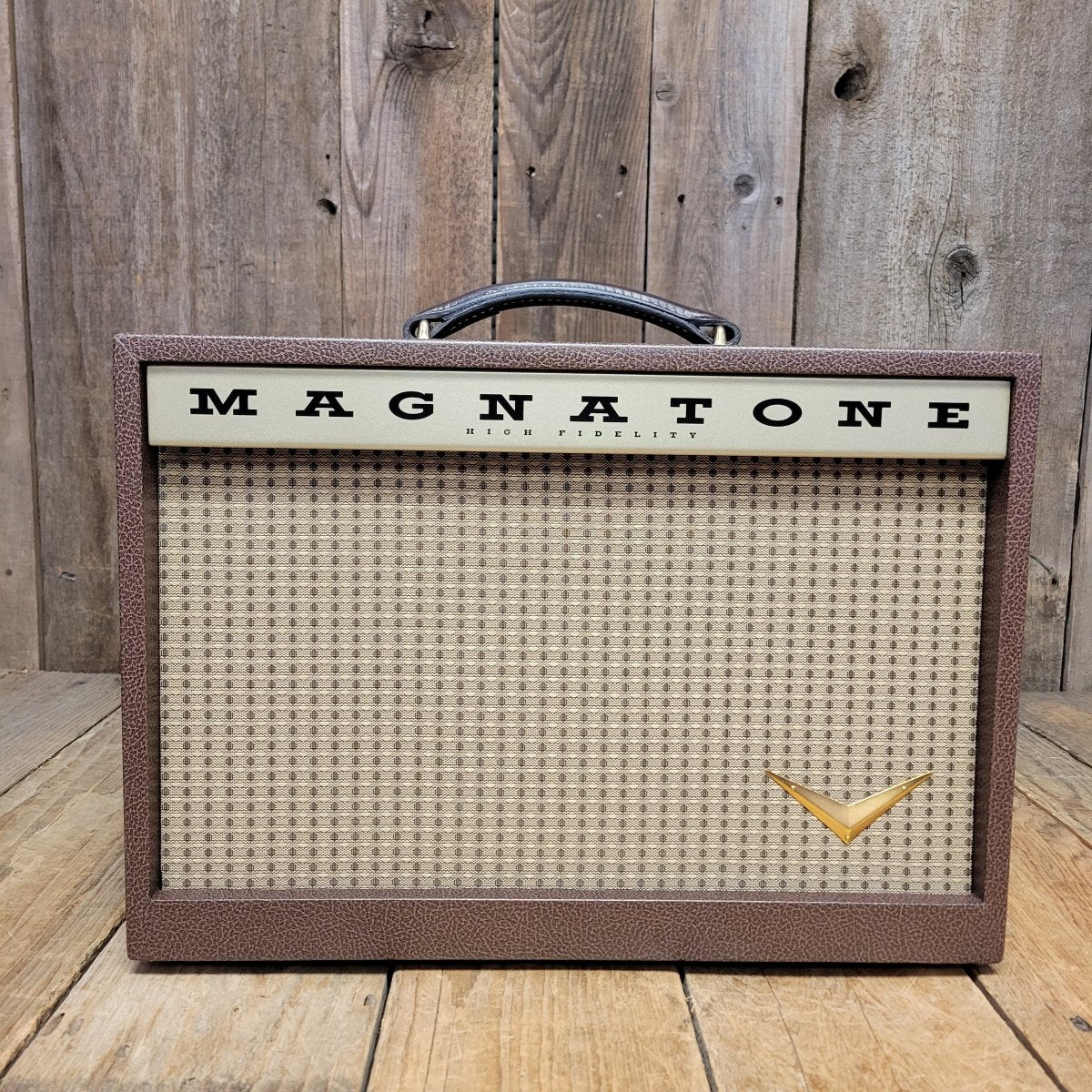 SOLD - Magnatone Starlite 5 Watt Guitar Amplifier 2022 with rare road case - Mahar's Vintage Guitars
