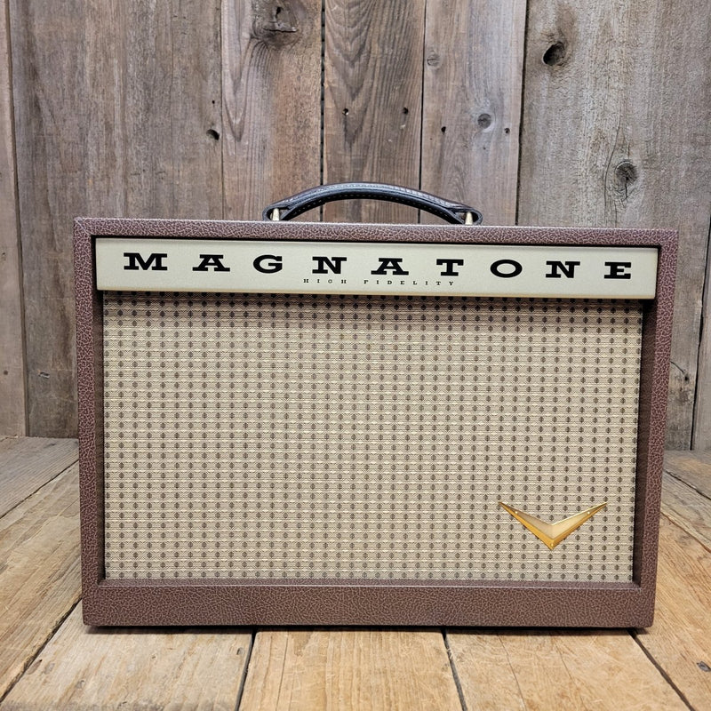 SOLD - Magnatone Starlite 5 Watt Guitar Amplifier 2022 with rare road case - Mahar's Vintage Guitars
