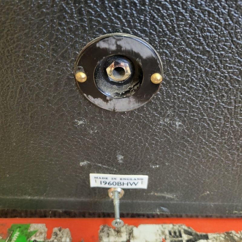 SOLD - Marshall 1960BHW 4x12 Original G12H Celestion 30w Greenbacks No Casters - Mahar's Vintage Guitars