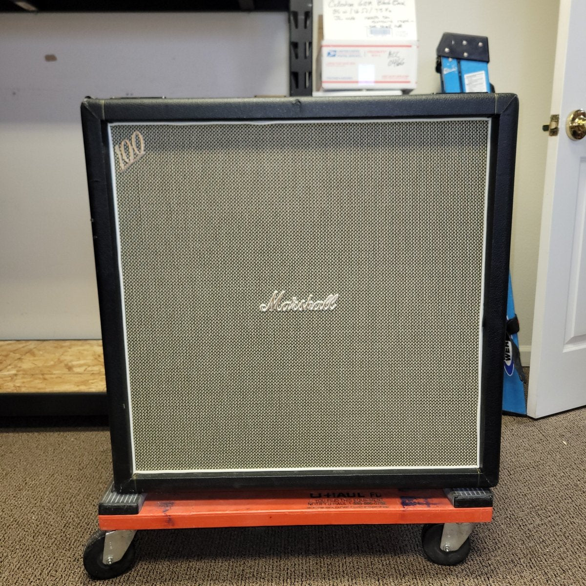 SOLD - Marshall 1960BHW 4x12 Original G12H Celestion 30w Greenbacks No Casters - Mahar's Vintage Guitars