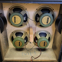 SOLD - Marshall 1960BHW 4x12 Original G12H Celestion 30w Greenbacks No Casters - Mahar's Vintage Guitars