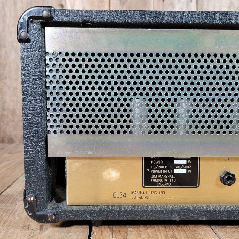 SOLD - Marshall 2204S Limited Edition 50 Watt Head 1986 - Mahar's Vintage Guitars