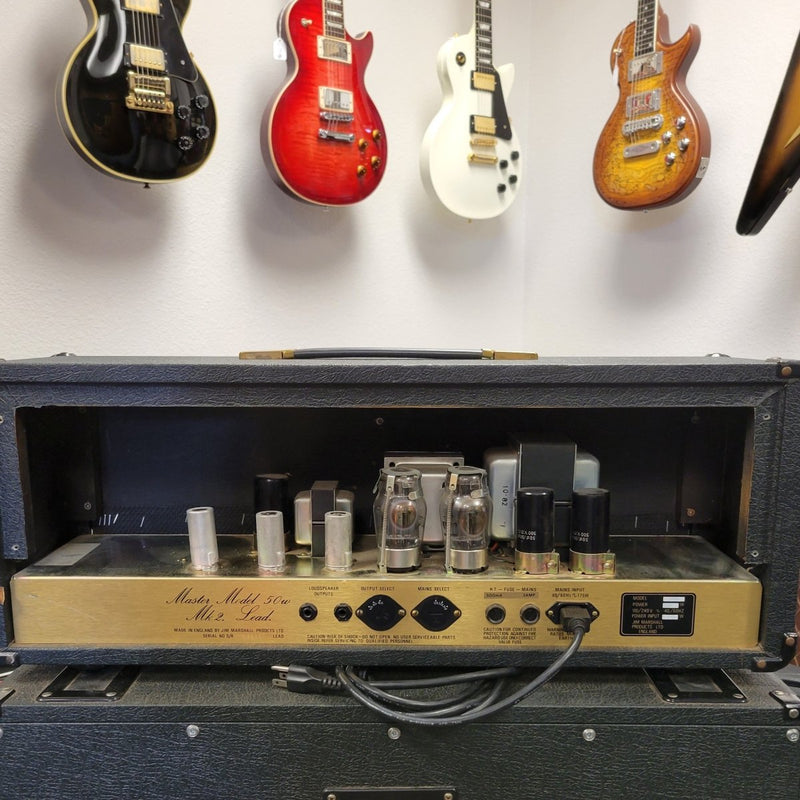 SOLD - Marshall JCM800 Model 2204 Master Model Mk 2 50 Watt Head 1982 - Mahar's Vintage Guitars
