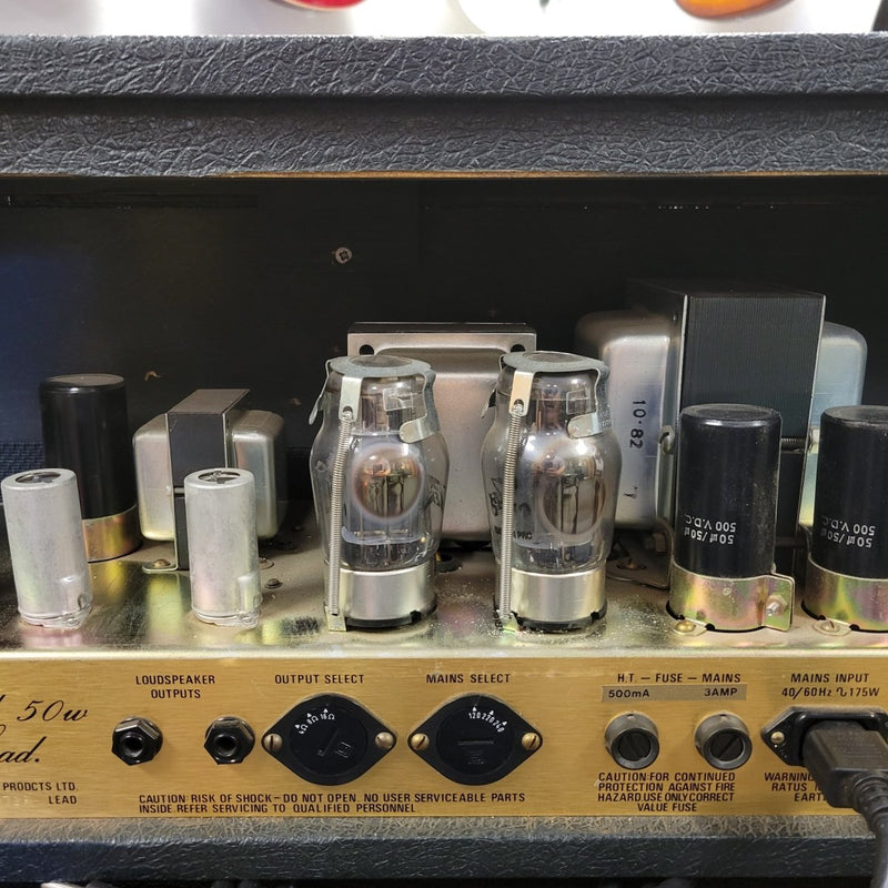 SOLD - Marshall JCM800 Model 2204 Master Model Mk 2 50 Watt Head 1982 - Mahar's Vintage Guitars