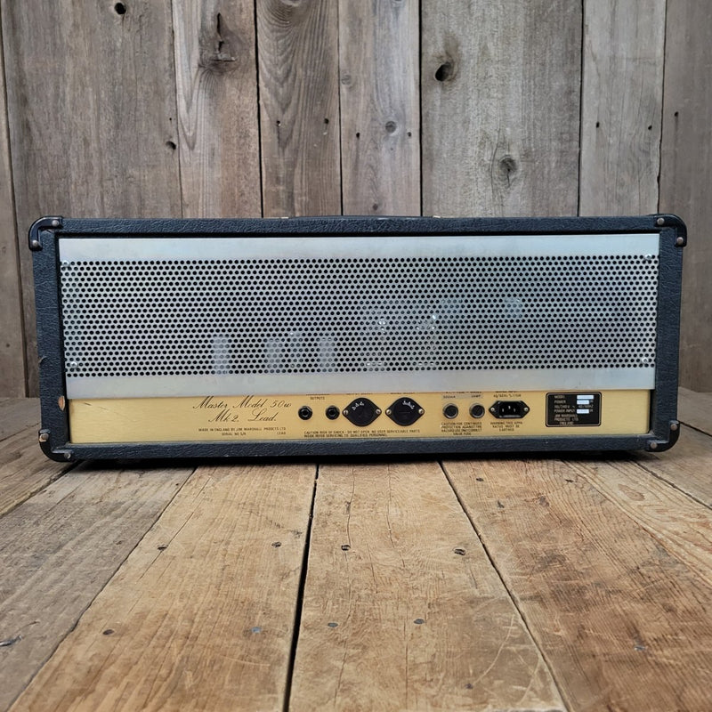 SOLD - Marshall JCM800 Model 2204 Master Model Mk 2 50 Watt Head 1982 - Mahar's Vintage Guitars
