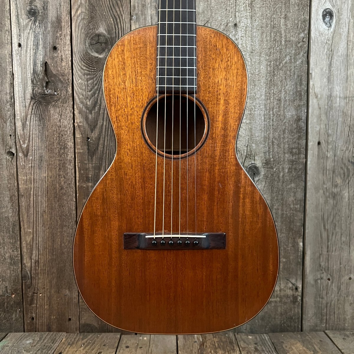 SOLD - Martin Vintage 2 - 17 Parlor Guitar Natural 1925 - Mahar's Vintage Guitars