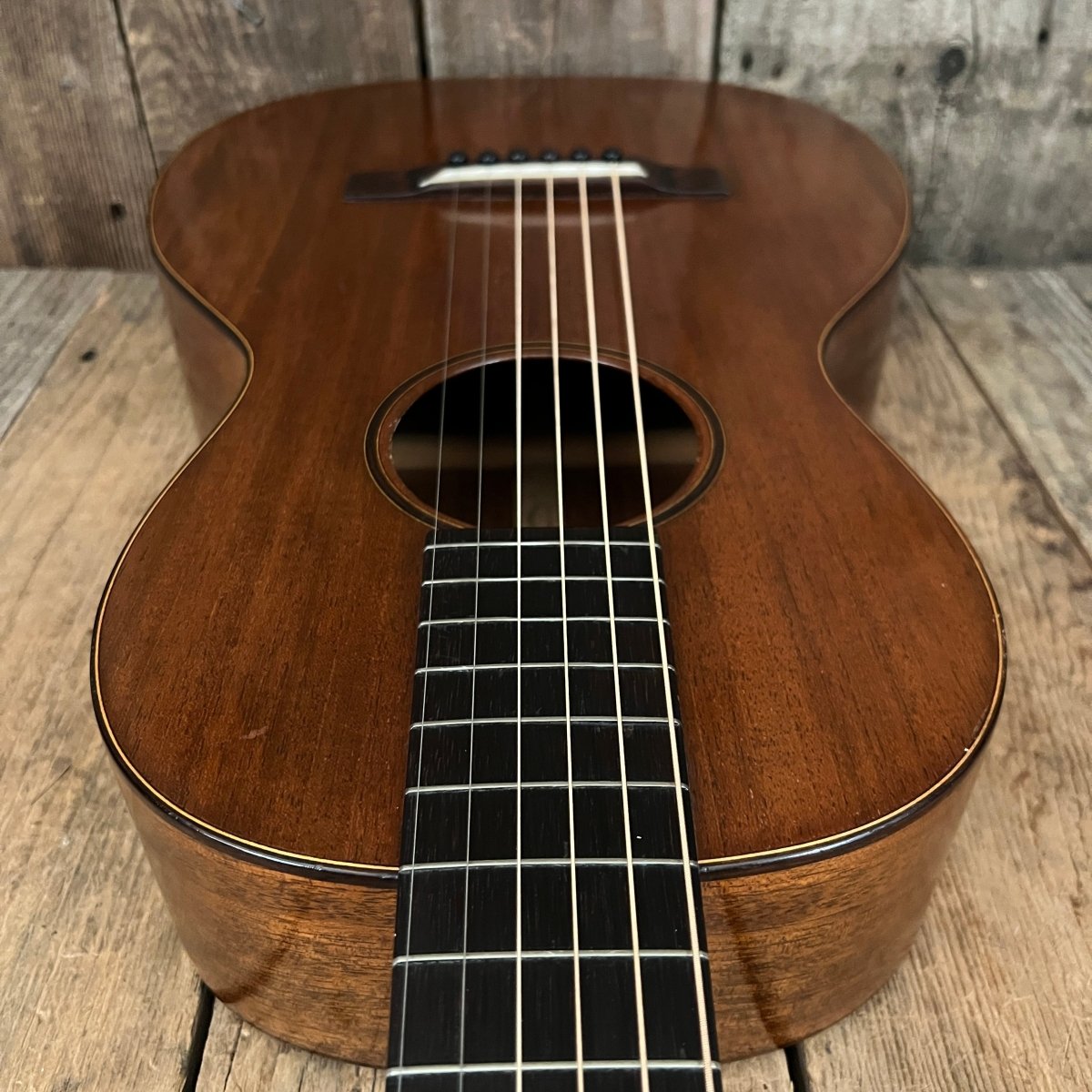 SOLD - Martin Vintage 2 - 17 Parlor Guitar Natural 1925 - Mahar's Vintage Guitars
