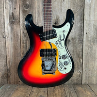 SOLD - Mosrite The Ventures Model 1966 Sunburst - Mahar's Vintage Guitars