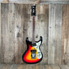 SOLD - Mosrite The Ventures Model 1966 Sunburst - Mahar's Vintage Guitars