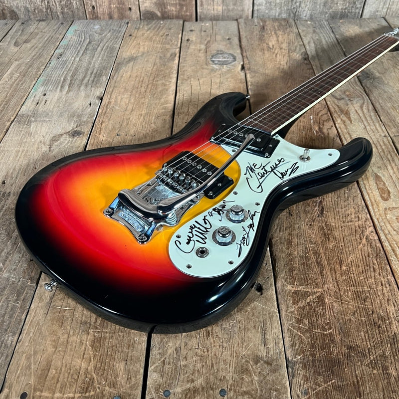 SOLD - Mosrite The Ventures Model 1966 Sunburst - Mahar's Vintage Guitars