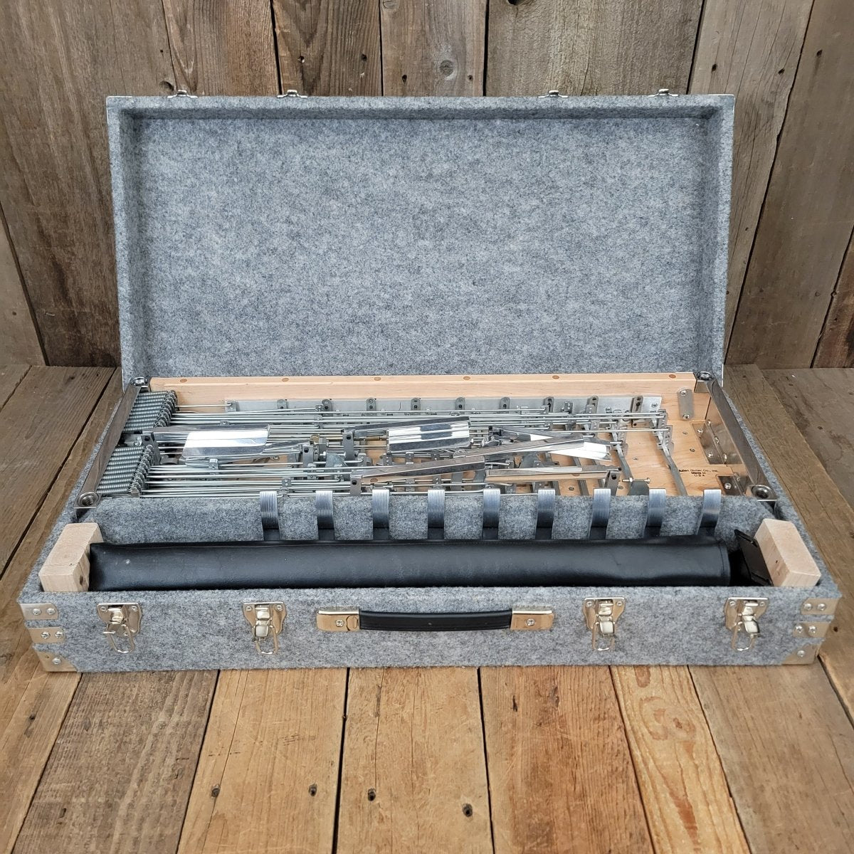 mullen pedal steel Mullen Pedal Steel G2 D10 9 Pedals Double 10 string necks – Mahar's Vintage Guitars
