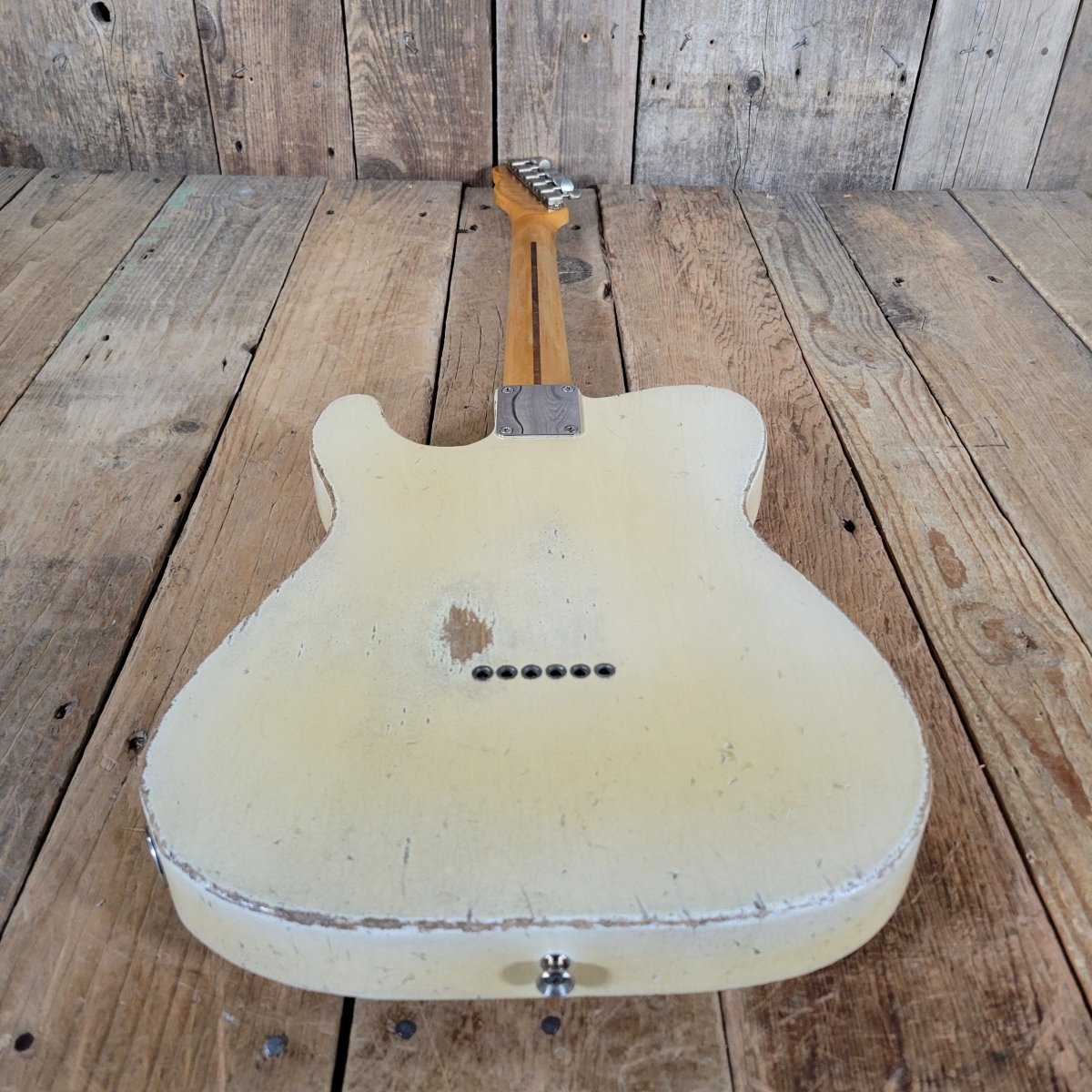 SOLD - Nacho 2023 Blackguard Vince Gill Tribute Telecaster "Sweet Pea" – Authentic Relic Finish, Handbuilt - Mahar's Vintage Guitars