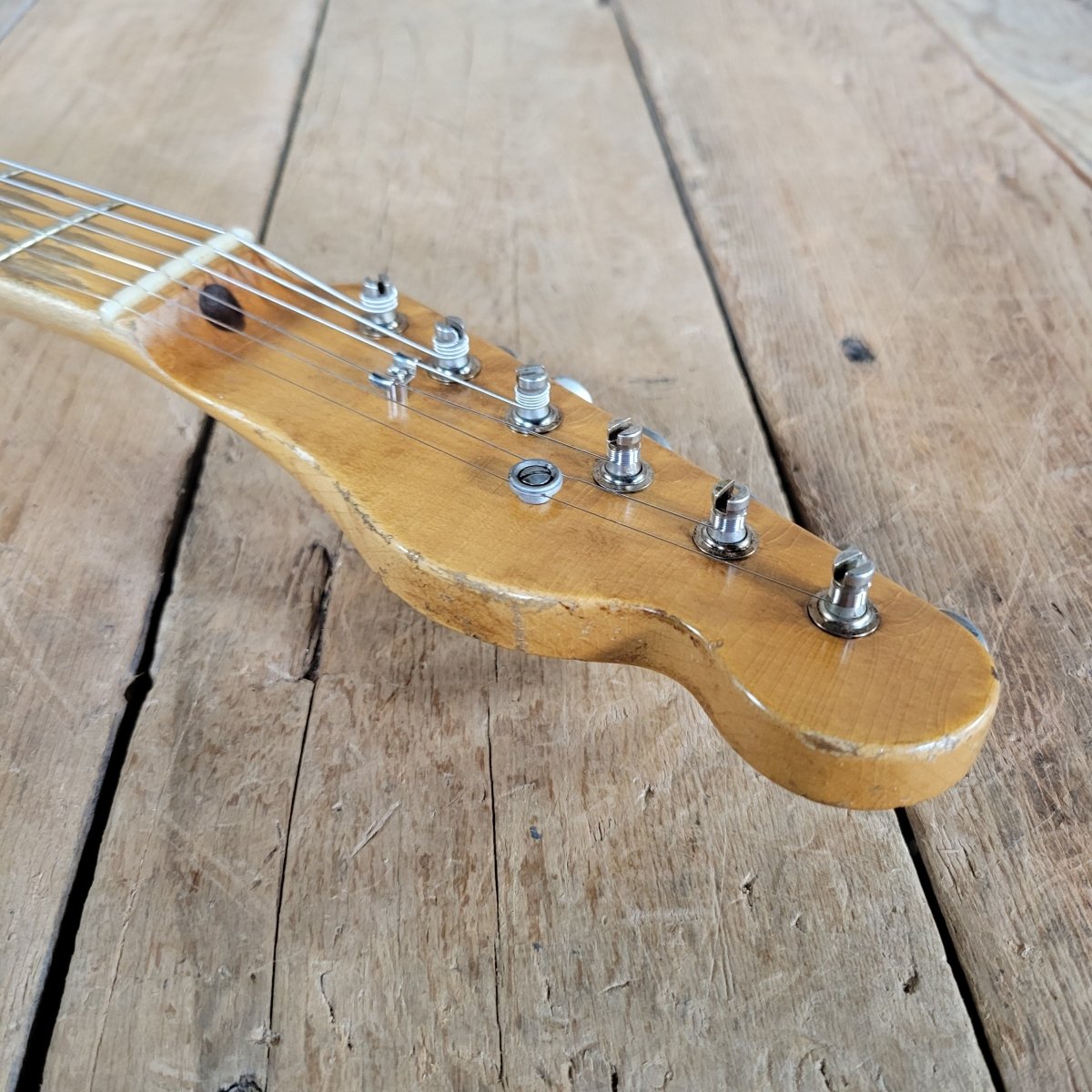 SOLD - Nacho 2023 Blackguard Vince Gill Tribute Telecaster "Sweet Pea" – Authentic Relic Finish, Handbuilt - Mahar's Vintage Guitars