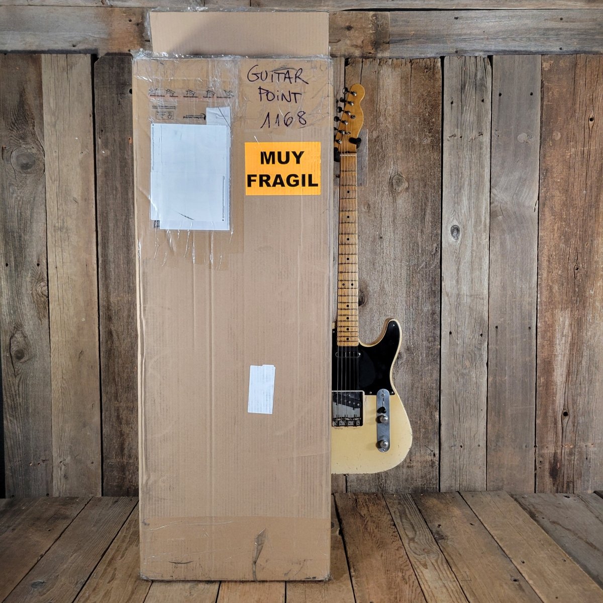 SOLD - Nacho 2023 Blackguard Vince Gill Tribute Telecaster "Sweet Pea" – Authentic Relic Finish, Handbuilt - Mahar's Vintage Guitars
