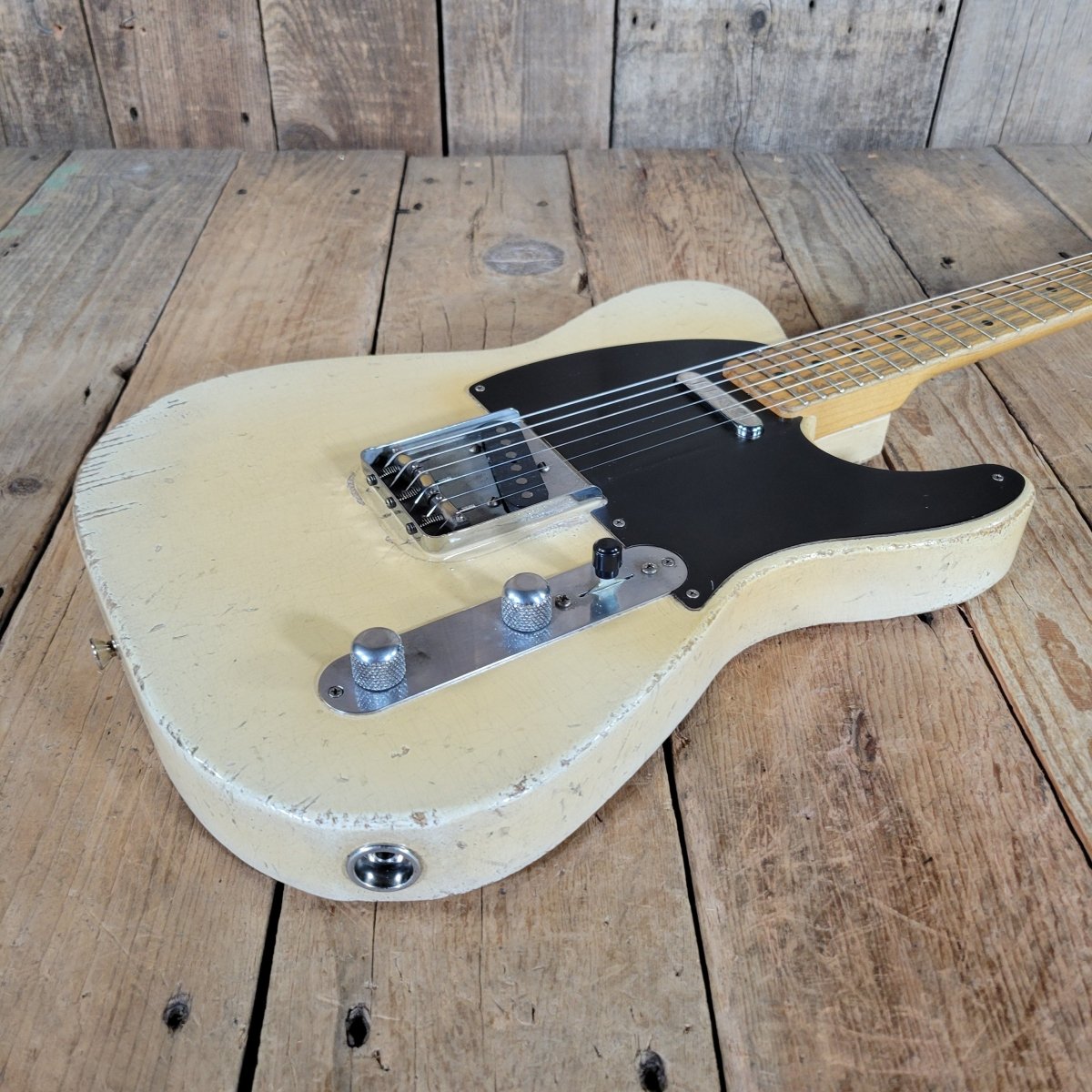 SOLD - Nacho 2023 Blackguard Vince Gill Tribute Telecaster "Sweet Pea" – Authentic Relic Finish, Handbuilt - Mahar's Vintage Guitars