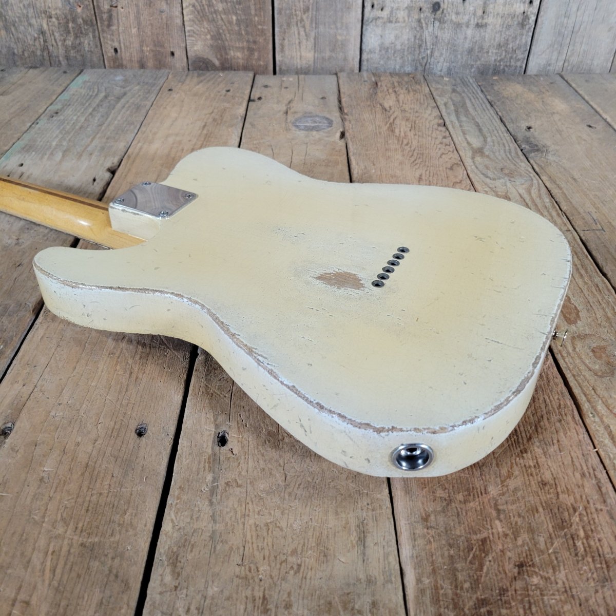 SOLD - Nacho 2023 Blackguard Vince Gill Tribute Telecaster "Sweet Pea" – Authentic Relic Finish, Handbuilt - Mahar's Vintage Guitars