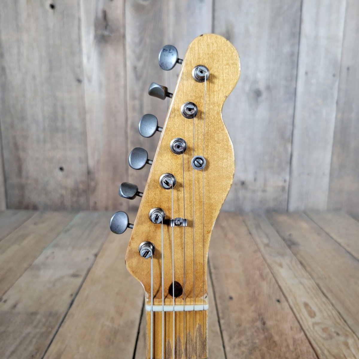 SOLD - Nacho 2023 Blackguard Vince Gill Tribute Telecaster "Sweet Pea" – Authentic Relic Finish, Handbuilt - Mahar's Vintage Guitars