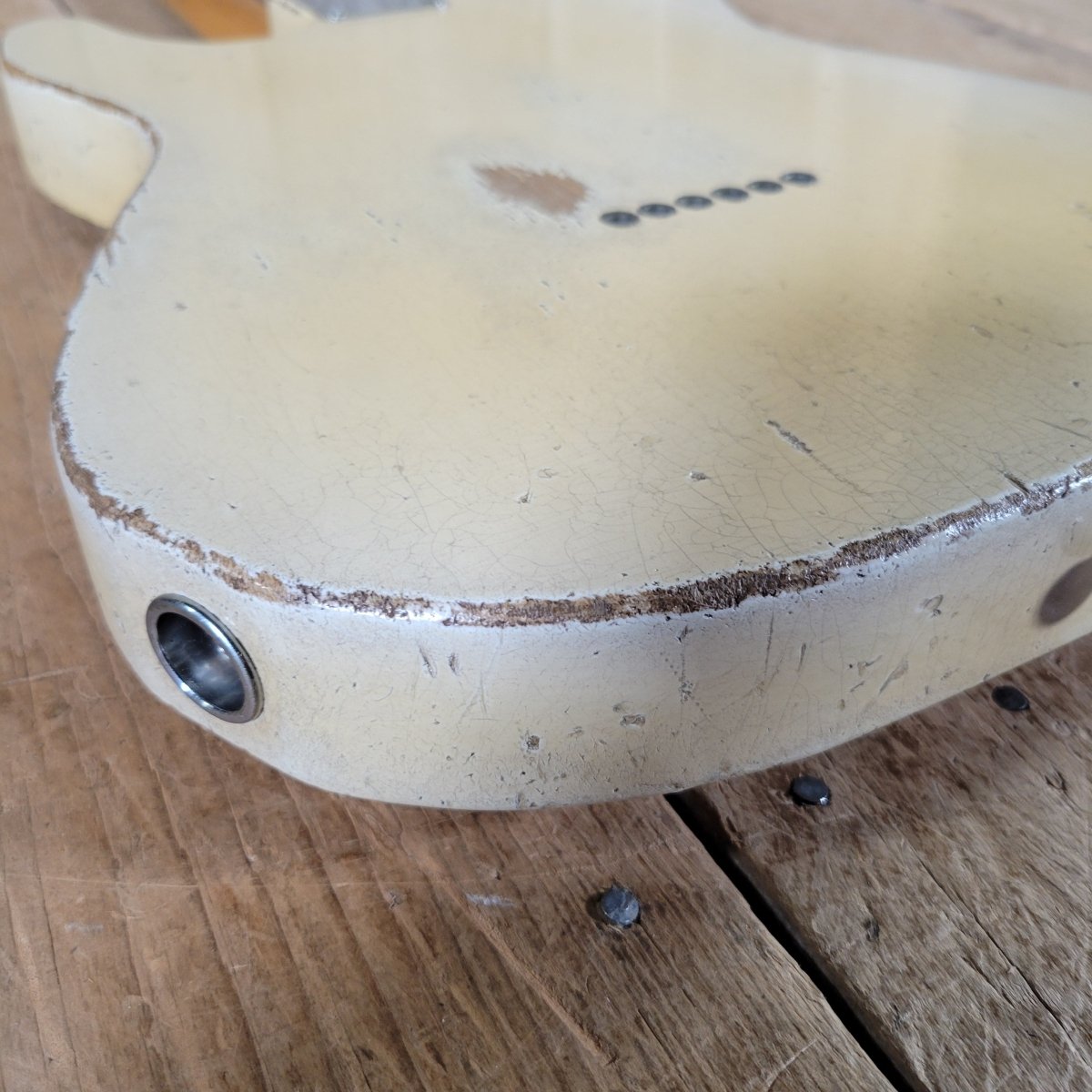 SOLD - Nacho 2023 Blackguard Vince Gill Tribute Telecaster "Sweet Pea" – Authentic Relic Finish, Handbuilt - Mahar's Vintage Guitars