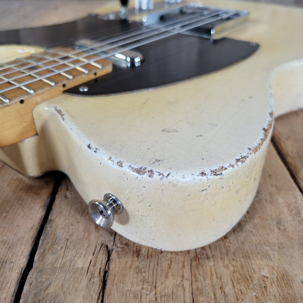 SOLD - Nacho 2023 Blackguard Vince Gill Tribute Telecaster "Sweet Pea" – Authentic Relic Finish, Handbuilt - Mahar's Vintage Guitars