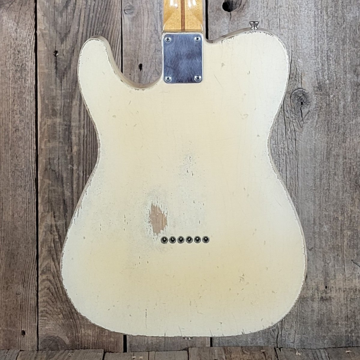 SOLD - Nacho 2023 Blackguard Vince Gill Tribute Telecaster "Sweet Pea" – Authentic Relic Finish, Handbuilt - Mahar's Vintage Guitars