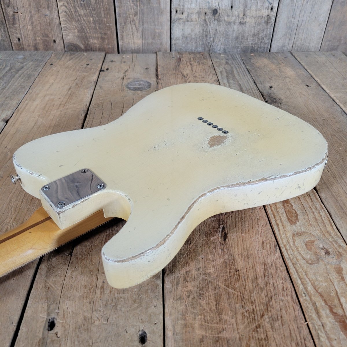 SOLD - Nacho 2023 Blackguard Vince Gill Tribute Telecaster "Sweet Pea" – Authentic Relic Finish, Handbuilt - Mahar's Vintage Guitars
