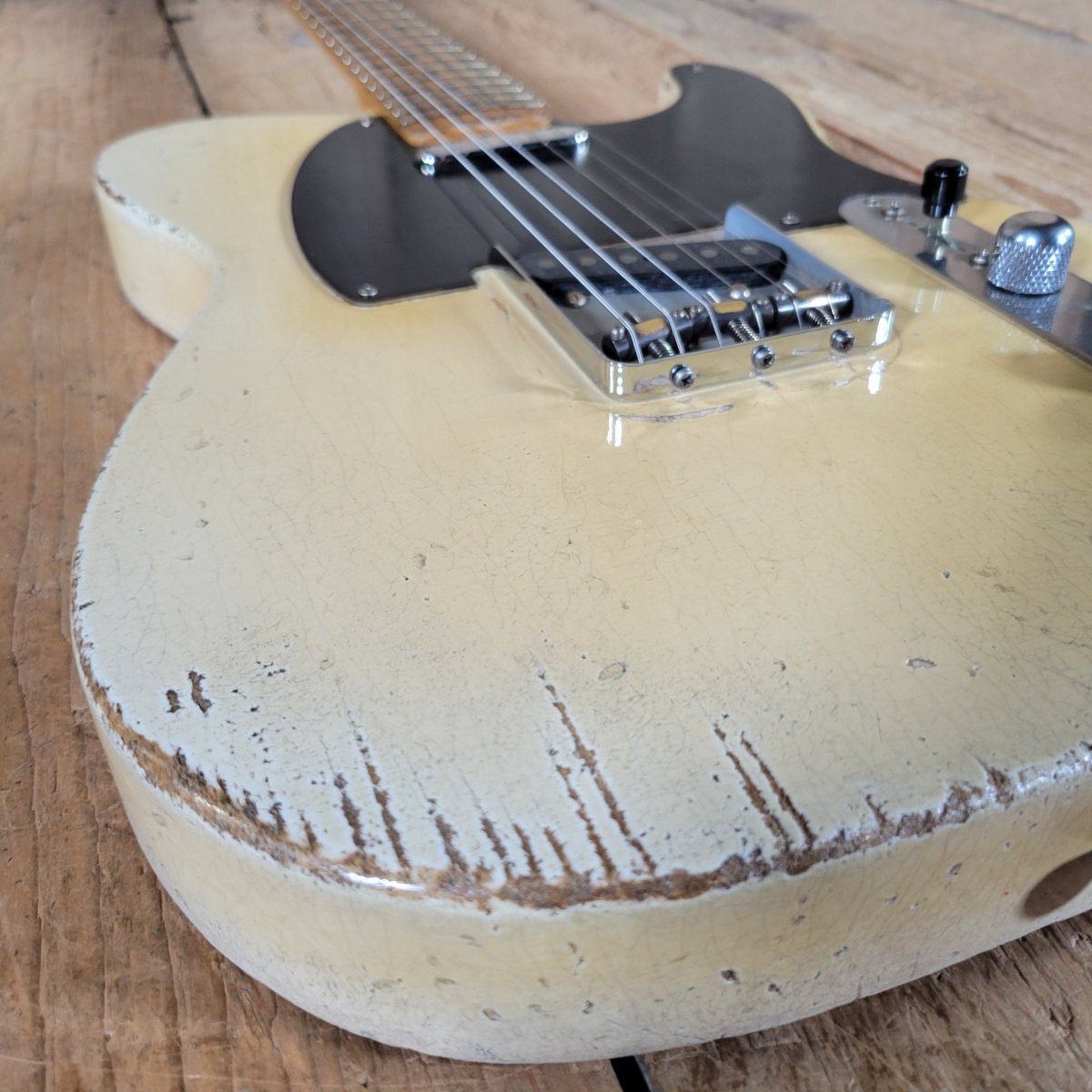 SOLD - Nacho 2023 Blackguard Vince Gill Tribute Telecaster "Sweet Pea" – Authentic Relic Finish, Handbuilt - Mahar's Vintage Guitars