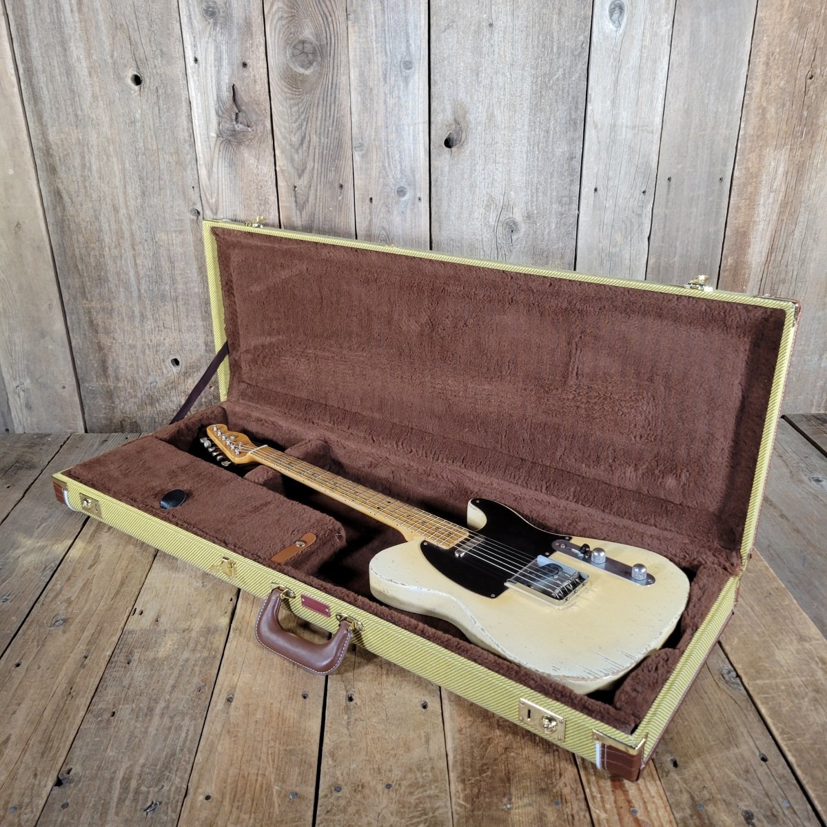 SOLD - Nacho 2023 Blackguard Vince Gill Tribute Telecaster "Sweet Pea" – Authentic Relic Finish, Handbuilt - Mahar's Vintage Guitars