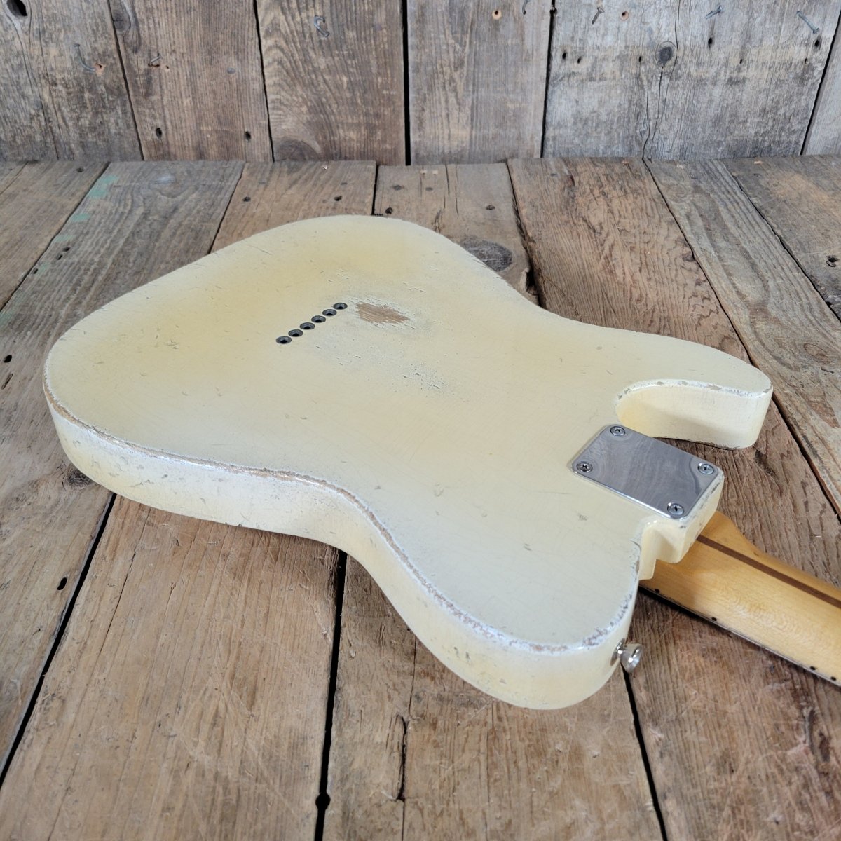 SOLD - Nacho 2023 Blackguard Vince Gill Tribute Telecaster "Sweet Pea" – Authentic Relic Finish, Handbuilt - Mahar's Vintage Guitars