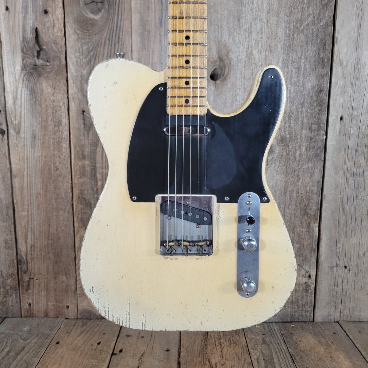 SOLD - Nacho 2023 Blackguard Vince Gill Tribute Telecaster "Sweet Pea" – Authentic Relic Finish, Handbuilt - Mahar's Vintage Guitars
