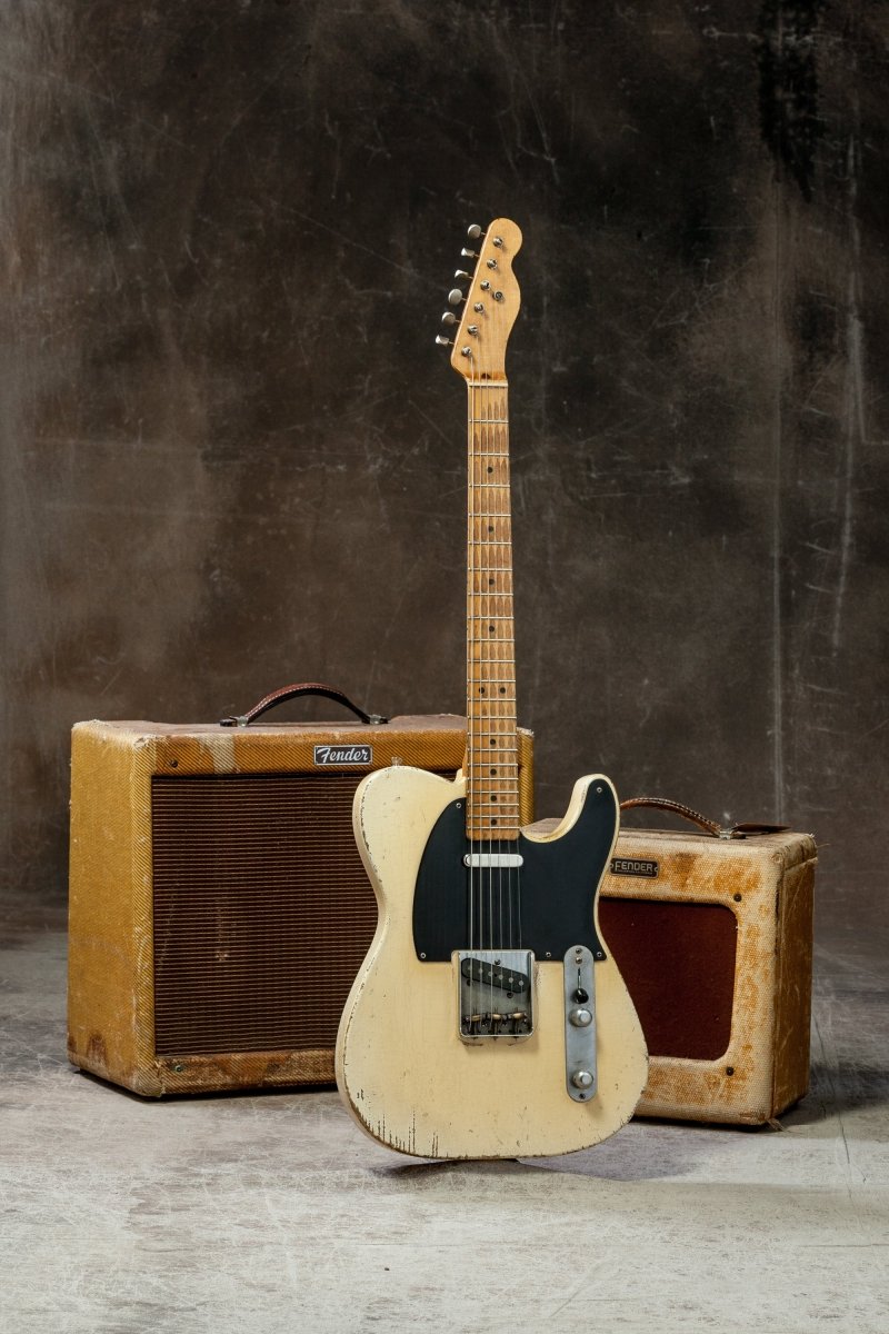 SOLD - Nacho 2023 Blackguard Vince Gill Tribute Telecaster "Sweet Pea" – Authentic Relic Finish, Handbuilt - Mahar's Vintage Guitars