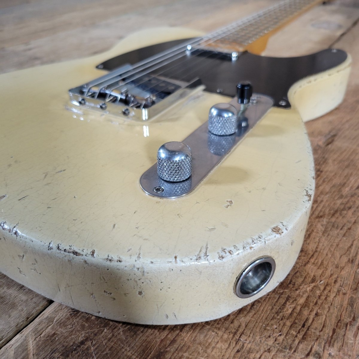 SOLD - Nacho 2023 Blackguard Vince Gill Tribute Telecaster "Sweet Pea" – Authentic Relic Finish, Handbuilt - Mahar's Vintage Guitars