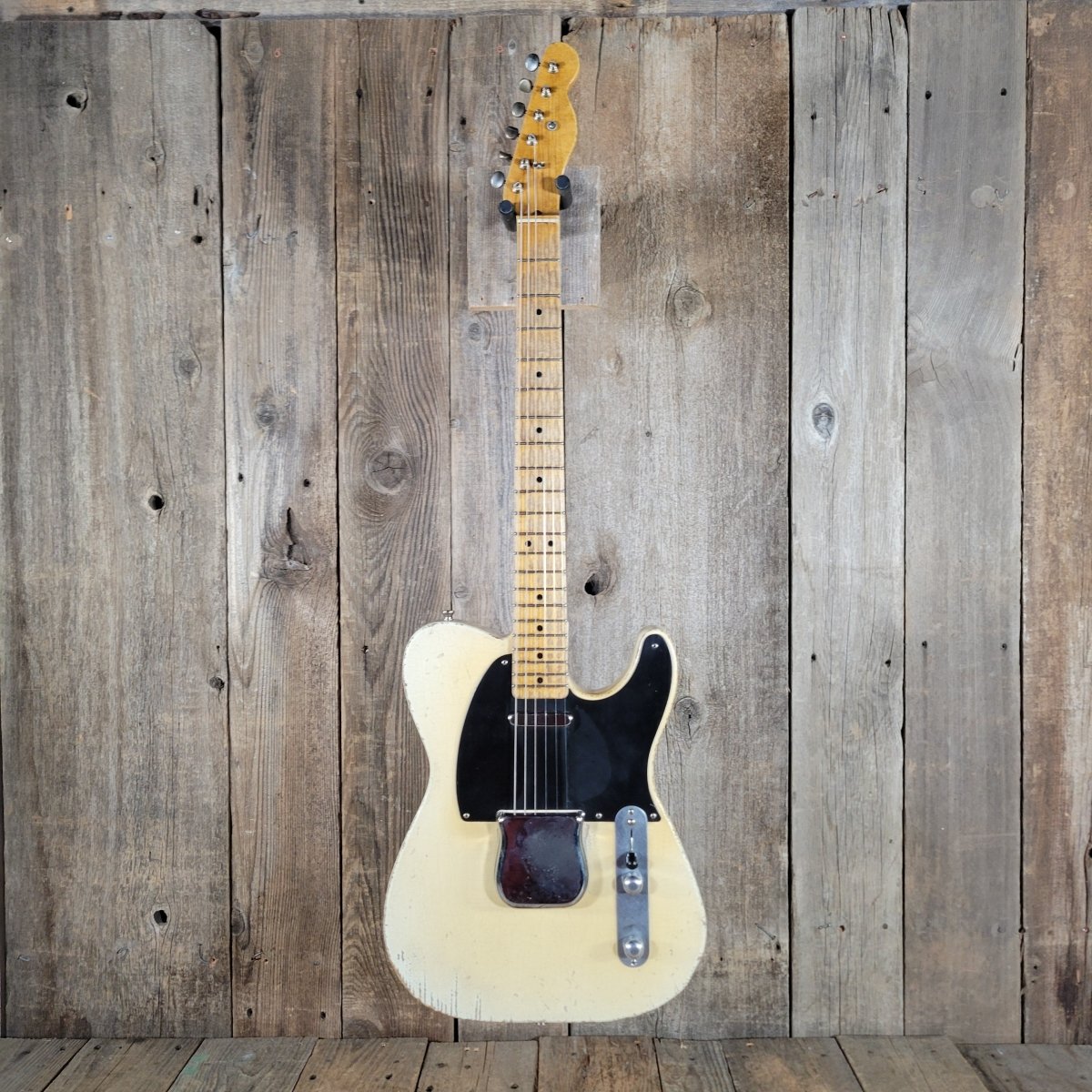 SOLD - Nacho 2023 Blackguard Vince Gill Tribute Telecaster "Sweet Pea" – Authentic Relic Finish, Handbuilt - Mahar's Vintage Guitars