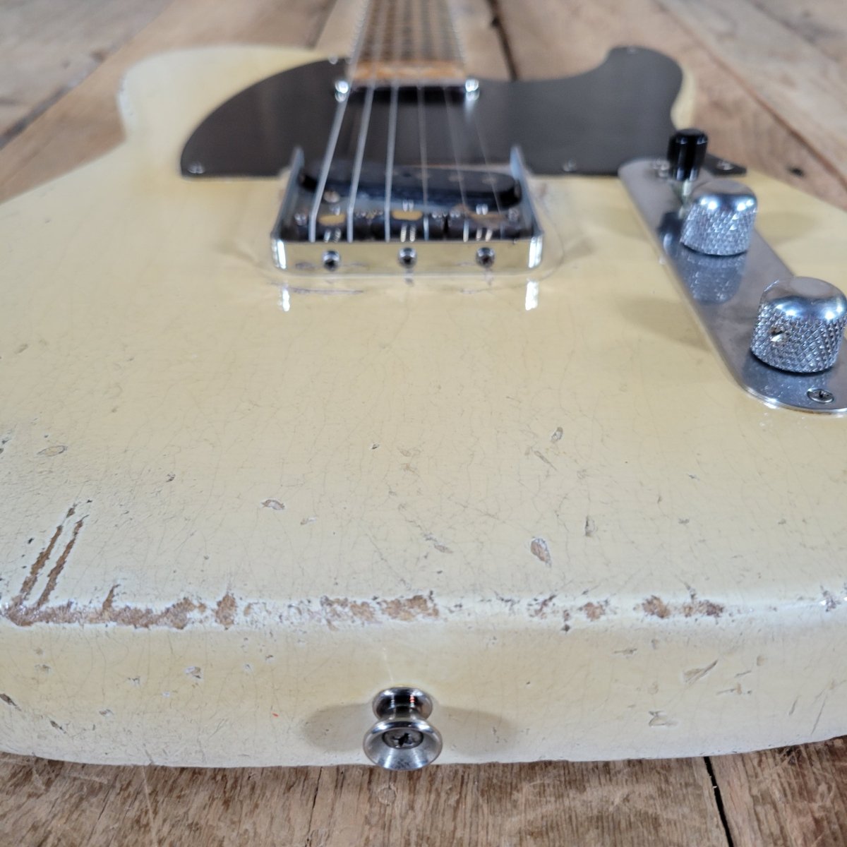 SOLD - Nacho 2023 Blackguard Vince Gill Tribute Telecaster "Sweet Pea" – Authentic Relic Finish, Handbuilt - Mahar's Vintage Guitars