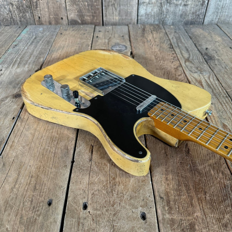 SOLD - Nacho Blackguard Nachocaster Soft V to D Neck "Doris" 2020 Butterscotch Blonde - Mahar's Vintage Guitars