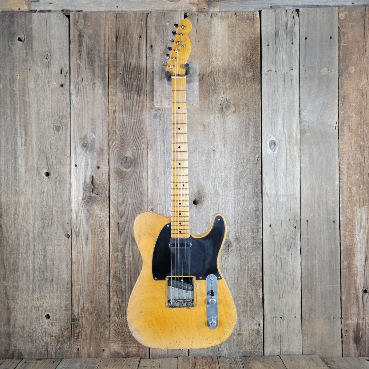 SOLD - Nacho Blackguard Telecaster 1952 “Early ’50s” Style 2024 – Vintage - Inspired Relic Electric Guitar - Mahar's Vintage Guitars